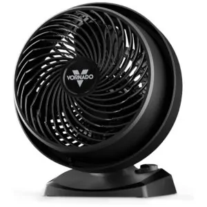 Ventilador de Mesa com 3 Velocidades, Silencioso, 110V, VORNADO CR1 0407 06BB, Preto
