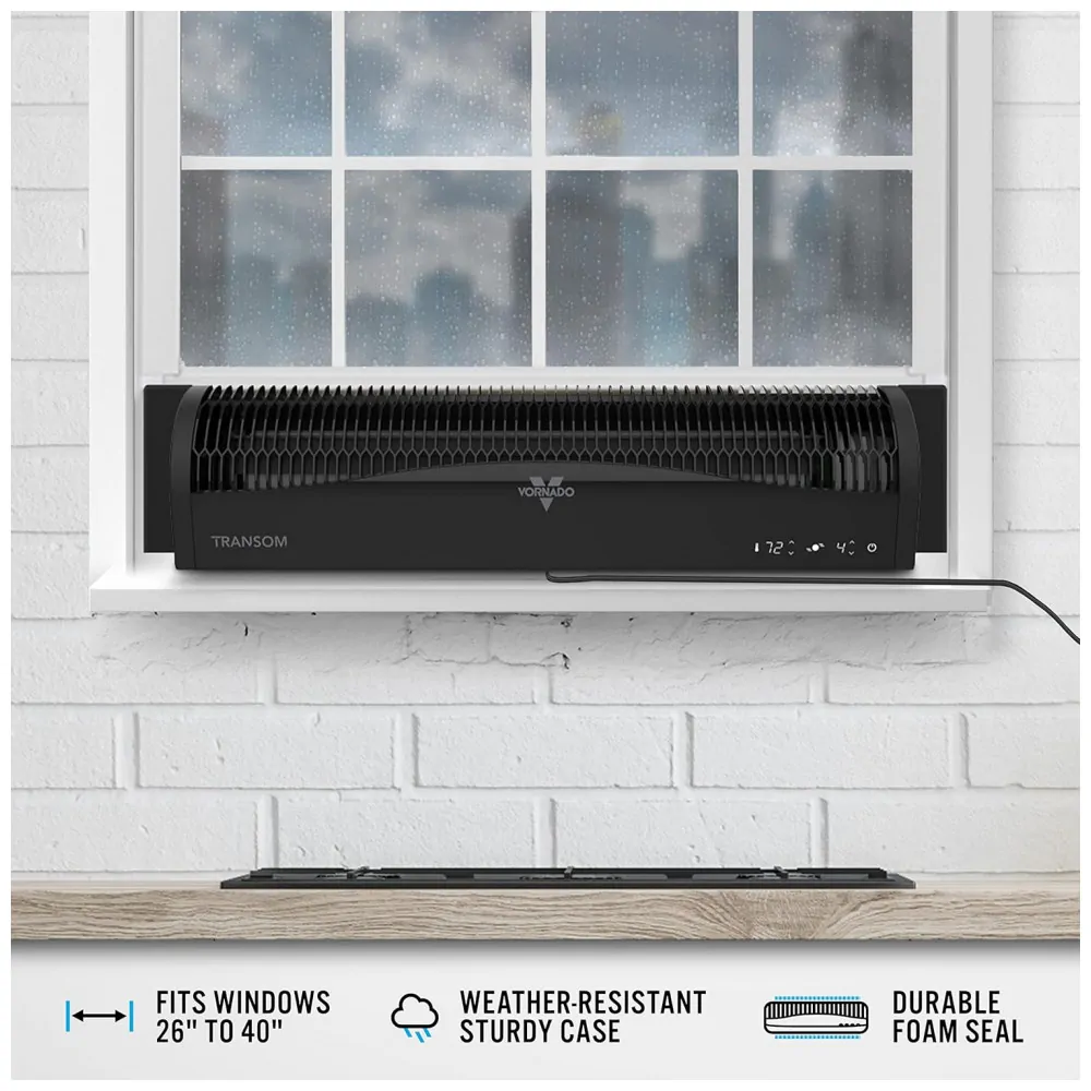 ectq3dmcf6r80b_2.jpg - Ventilador TRANSOM de Janela com 4 Velocidades e Controle Remoto, 110v, VORNADO FA1 0136 06, Preto