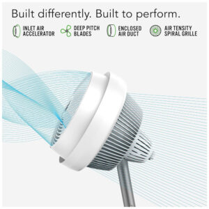 Ventilador de Coluna 693DC, Médio Porte Velocidade Variável e Altura Ajustável, 110V 36W, VORNADO CR1 0313 73, Branco