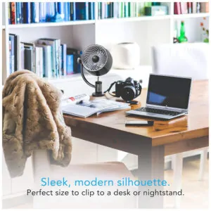 ectq4xk68w180b_2.jpg - Ventilador Portátil e Silencioso com 3 Velocidades, 110V 30W, Vornado Pivot3 Clip, Preto