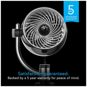 ectq4xk68w180b_5.jpg - Ventilador Portátil e Silencioso com 3 Velocidades, 110V 30W, Vornado Pivot3 Clip, Preto
