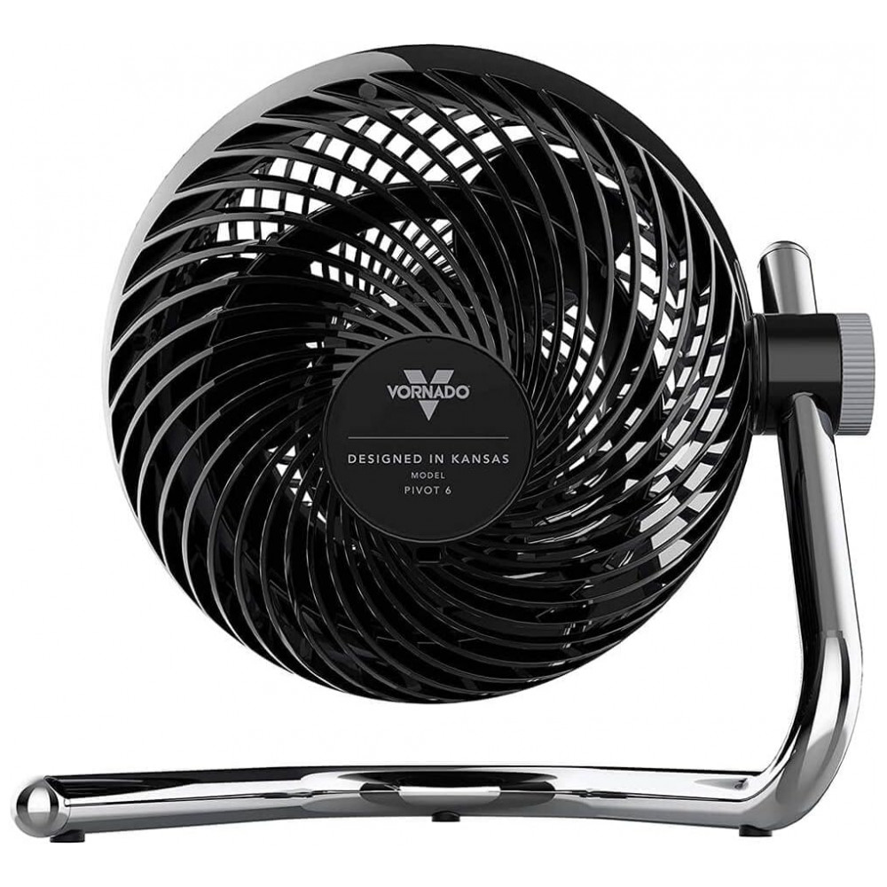 ectqbssvrwm80b_1.jpg - Ventilador de Mesa Pivot6 com 4 Velocidades, Controle Remoto e Eixo Rotativo, 110V 45W, VORNADO CR1 0410 06, Preto