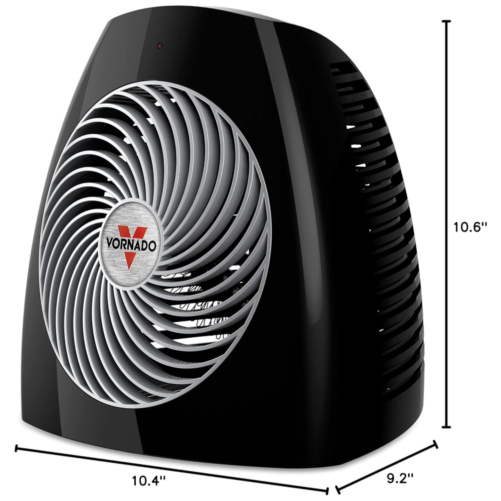 ectqg0qb4bm00b_6.jpg - Aquecedor Elétrico com 3 Configurações de Calor e Termostato Ajustável,1500W, 110V, VORNADO MVH, Preto