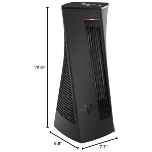 ectqh1m44gw70b_6.jpg - Aquecedor Elétrico de Torre Oscilante com Temporizador Embutido e Display Digital, 110V 1500W, Vornado OSCTH1, Preto