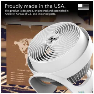 ectqllhxptr90b_5.jpg - Ventilador de Mesa 3DC Inteligente com Controle de Velocidade Variável, 110V 55W, VORNADO CR1 0448 73, Branco