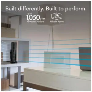 ectqmexxqvk10b_1.jpg - Ventilador de Torre com 4 Velocidades, 110V 32W, Vornado Duo Small, Preto