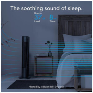 ectqn168hb8c0b_3.jpg - Ventilador de Torre com Controle Remoto e 4 Velociades, 110V 70W, Vornado OSC84, Preto