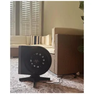 ectqrmh6vymc0b_1.jpg - Ventilador de Torre Oscilante, Estilo Moderno com 5 Velocidades, Silencioso, Controle Remoto e Digital, 110V, Vornado, Preto