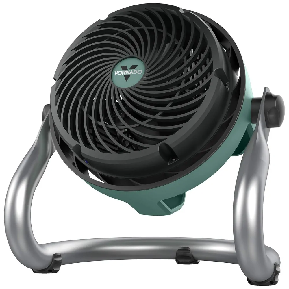 Ventilador de Piso com IP54 Avaliado À Prova de Poeira e Motor Resistente à Água, 110V 53W, Vornado EXO51, Verde