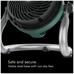 Ventilador de Piso com IP54 Avaliado À Prova de Poeira e Motor Resistente à Água, 110V 53W, Vornado EXO51, Verde