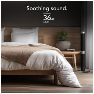 ectqthb2z6xc0b_4.jpg - Ventilador de Torre e Circulador de Ar Horizontal com Controlo Remoto, 3 Definições de Velocidade, 110V, Vornado Airbar 6, Preto