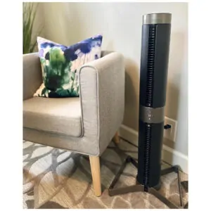 ectqvg6vn6xc0b_1.jpg - Ventilador de Torre e Circulador de Ar Horizontal, com Controlo Remoto, 3 Definições de Velocidade, 110V, Vornado Airbar 4, Preto