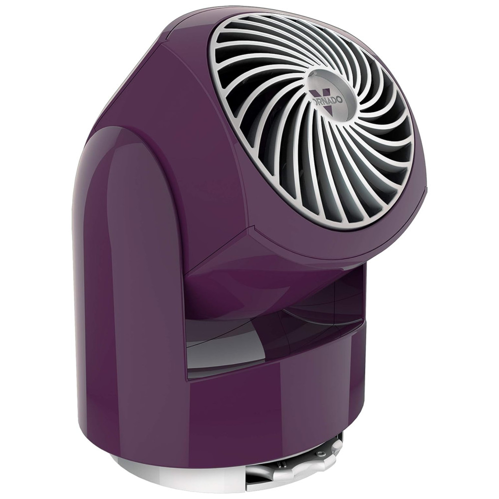 ectqybrs62280b_0.jpg - Ventilador com 2 Velocidades e Fluxo de Ar Ajustável, 110V 14W, Vornado Flippi V6 CR1 0094 116, Violeta Escuro