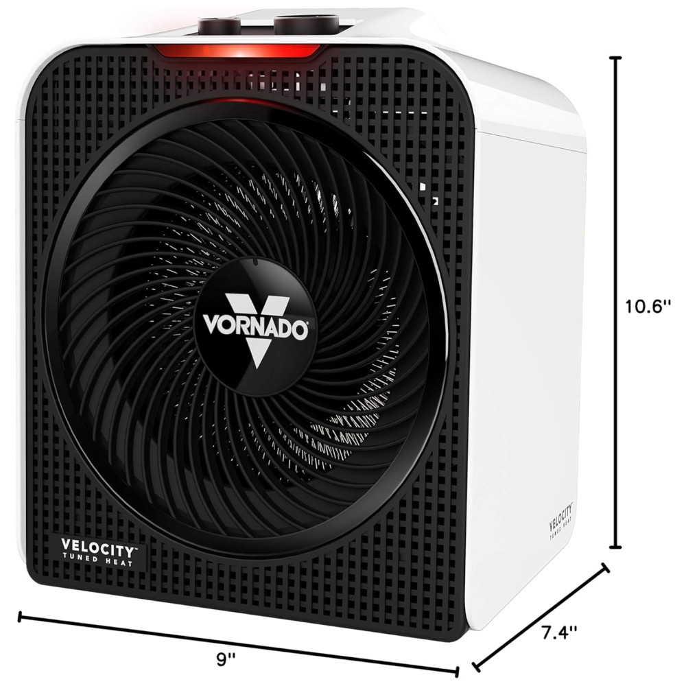ectq1hvz44b80b_5.jpg - Aquecedor de Ambiente com 3 Configurações de Calor, 110V 1500W, Vornado Velocity 3, Branco