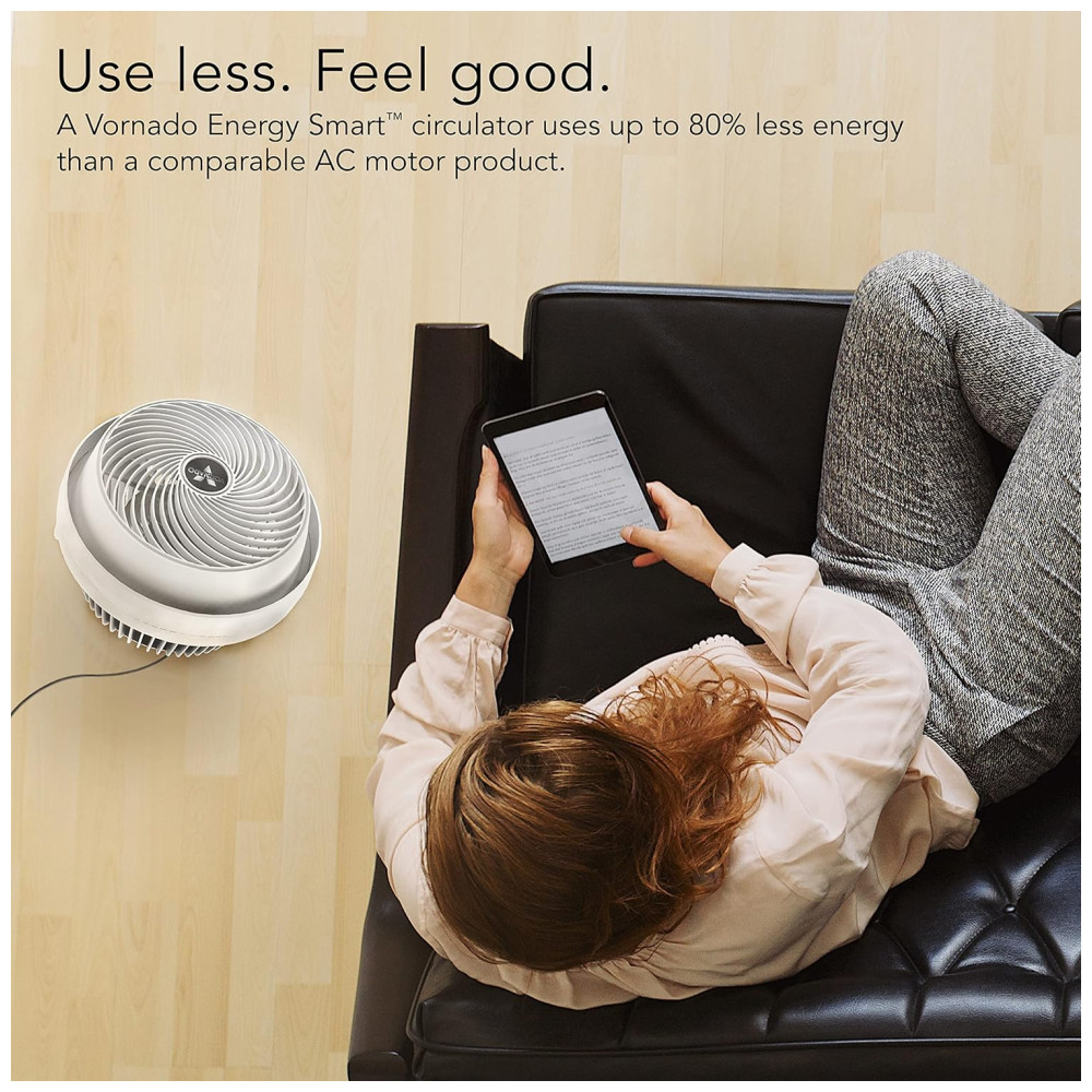 Ventilador Silencioso com Controle de Velocidade Variável, 110V 36W, VORNADO CR1 0237 73, Branco