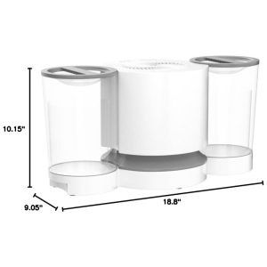 ectqh1k4zx470b_4.jpg - Umidificador, Evaporador Elétrico, 5 L, alcance de 62 m, com desligamento automático, branco, VORNADO HU1 0052 43, Branco