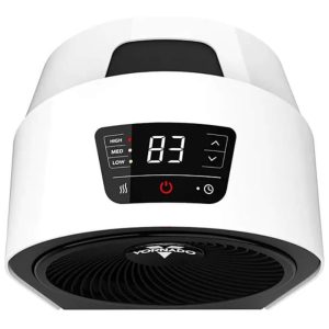 Aquecedor Elétrico Portátil com 3 Níveis de Potência 750W 1125W 1500W 110V, Vornado VELOCITY3RWH, Branco