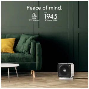 Aquecedor Vornado Velocity Cube 5 OSC Branco Vortex Heat Oscilacao 70 graus Auto Climate Timer 12h Controle Remoto Night Mode 120V