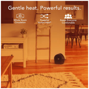 Aquecedor Vornado Velocity 3R 2025 Preto Velocity Tuned Heat 3 Niveis Touch LED Termostato Protecao Avancada 120V
