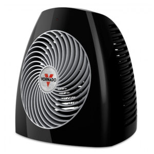Aquecedor de Ambiente Vornado MVH Preto Circulação Vórtice 3 Níveis Termostato 7 Posições 120V