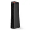 Aquecedor de Torre Vornado Rise 20H Preto 50,80 cm 3 Niveis Modo Ventilador Controle Manual Seguranca 2 Estagios 120V