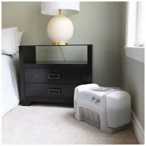 Umidificador Evap40 de 1,2 litros com 3 velocidades, VORNADO HU1 0045 65, Branco