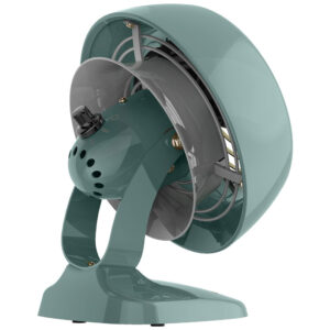 Ventilador Metálico VFAN Mini Clássico Circulador de Ar Vortex e 2 Velocidades, petróleo, VORNADO CR1 0282 17, Azul petróleo