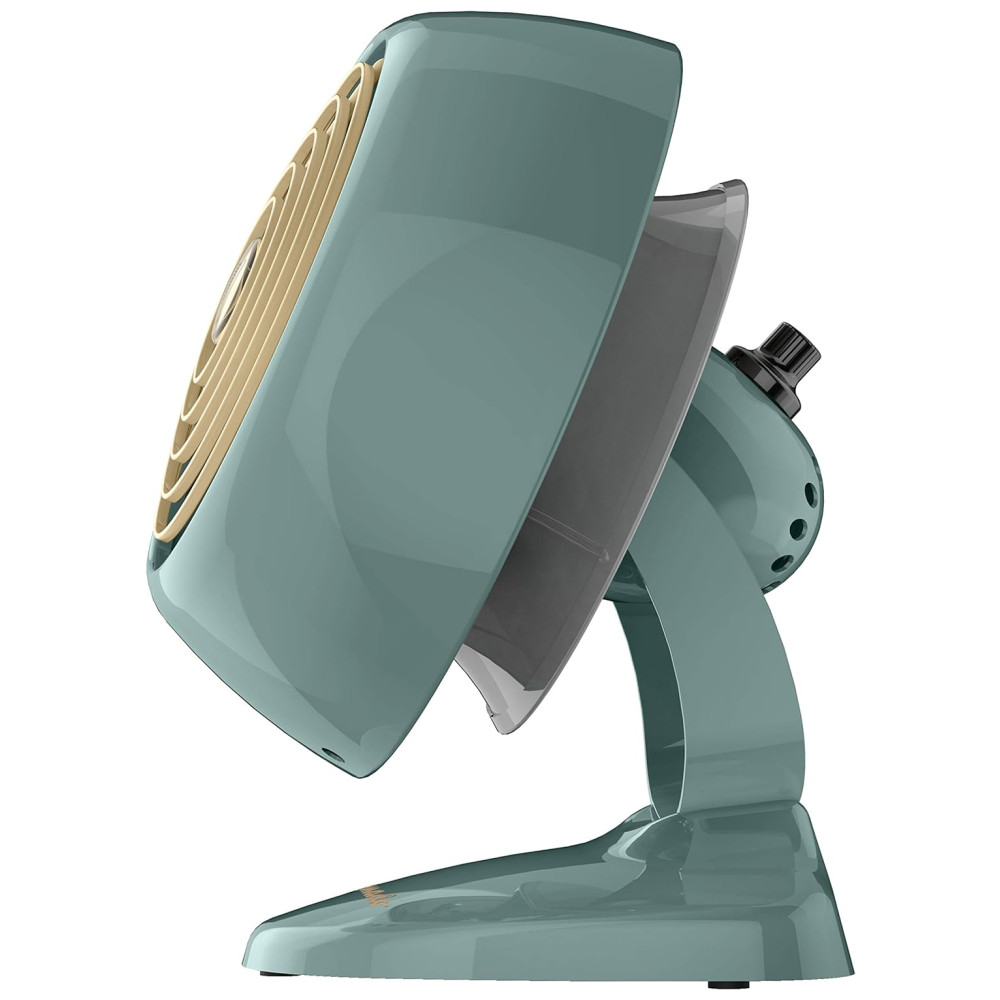 Ventilador Metálico VFAN Mini Clássico Circulador de Ar Vortex e 2 Velocidades, petróleo, VORNADO CR1 0282 17, Azul petróleo