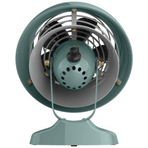 Ventilador Metálico VFAN Mini Clássico Circulador de Ar Vortex e 2 Velocidades, petróleo, VORNADO CR1 0282 17, Azul petróleo