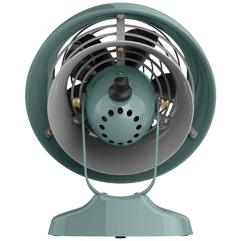 Ventilador Metálico VFAN Mini Clássico Circulador de Ar Vortex e 2 Velocidades, petróleo, VORNADO CR1 0282 17, Azul petróleo