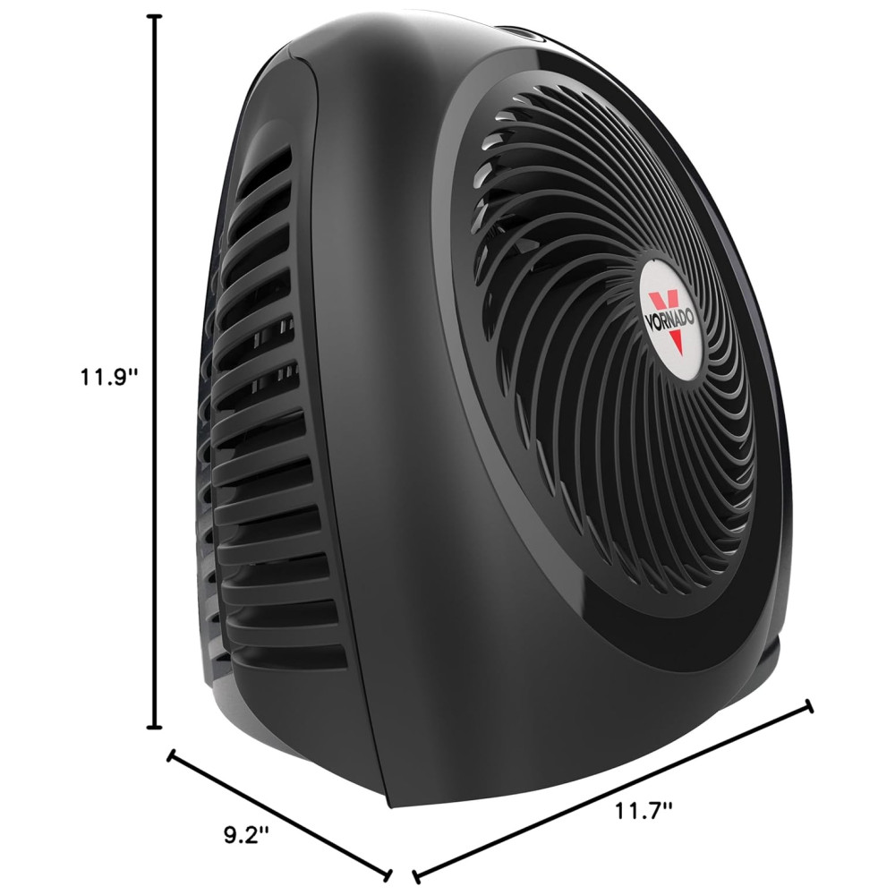 Aquecedor Elétrico de Ambiente com Controle Automático de Clima e Temporizador, 110V 1500W, Vornado AVH2, Preto